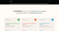 Desktop Screenshot of centromoses.it